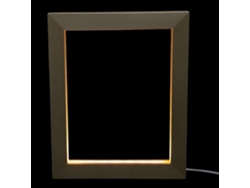 Elegante Marco Fotos Led Integrada Fabricado Material Sintético Enchufe Decoración Oficina Estilo Luz Mesa