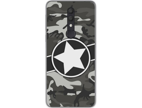 Carcasa Alcatel 1X (2019) TUMUNDOSMARTPHONE Camuflaje 02 Multicolor
