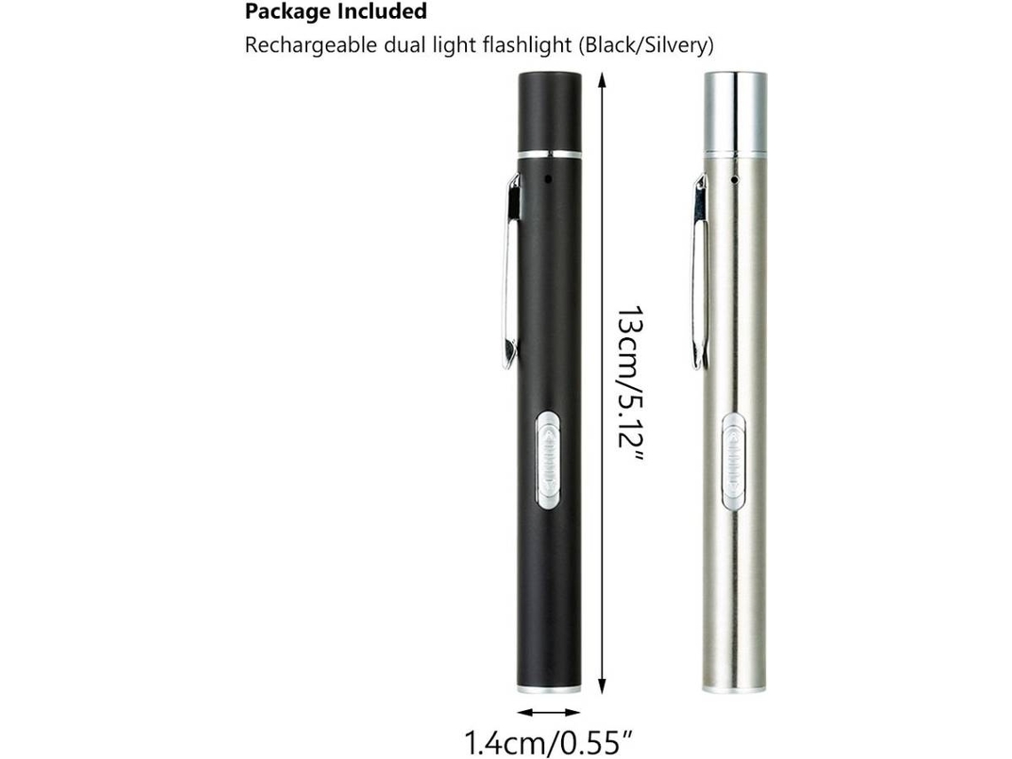 Mini Enfermería Linterna Led ALIN1237-1 (Negro)