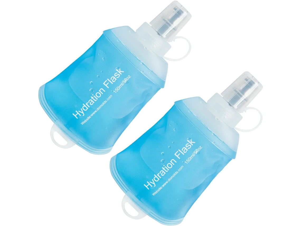 (paquete De 2, 150 Ml, Azul) Botella De Agua Blanda, Botella De Agua Plegable De Tpu Para Correr