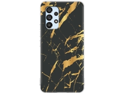 Funda THE CASES MARKET Mármol Negro para Samsung Galaxy A52 / A52S Flexible