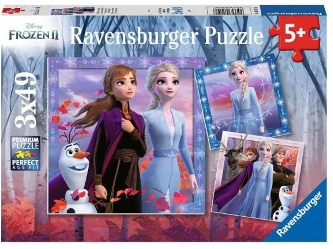 Puzzle RAVENSBURGUER Frozen II (Edad Mínima: 5 Anos - 49 Piezas)