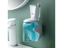 Soporte Para Cepillo De Dientes Infantil Para Baño, Soporte Para Cepillo De Dientes Eléctrico Y Pasta De Dientes (verde)