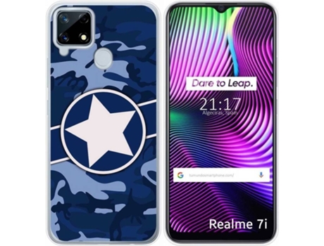 Carcasa Realme 7i / Narzo 30A TUMUNDOSMARTPHONE Camuflaje 03 Multicolor