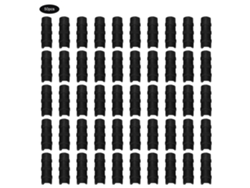 Abrazadera para tubos, clips para películas, kit de conectores para tubos y películas