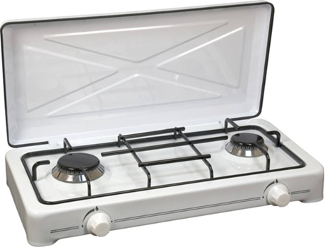 Cocina gas 2 fuegos quemador esmalte 58x30cm