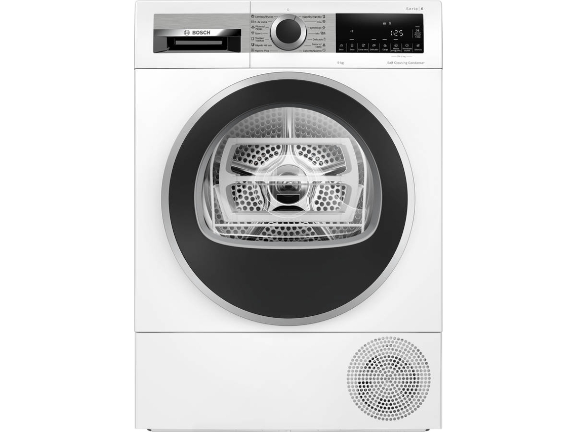 Secadora BOSCH WQG245D1ES (9 kg - Bomba de Calor - Blanco)
