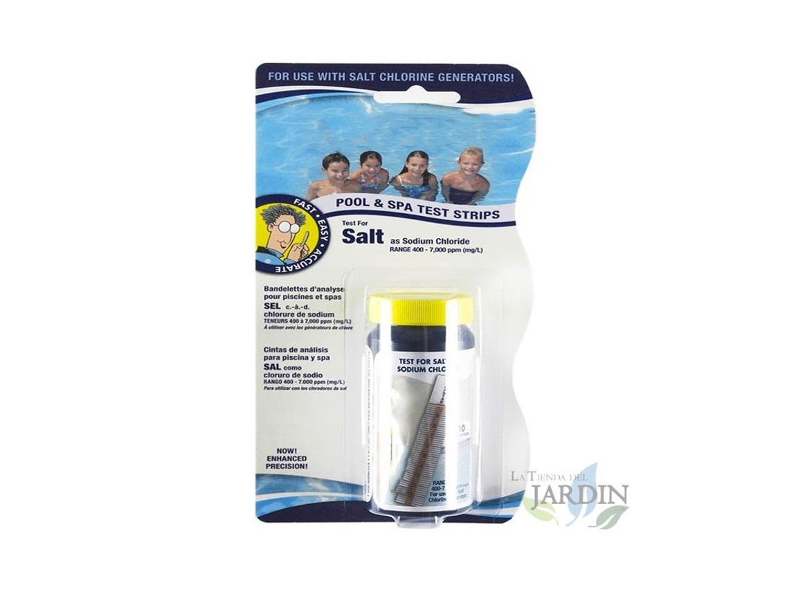 Tiras Analiticas Nivel de Sal En La Piscina Pack 10 ASTRALPOOL