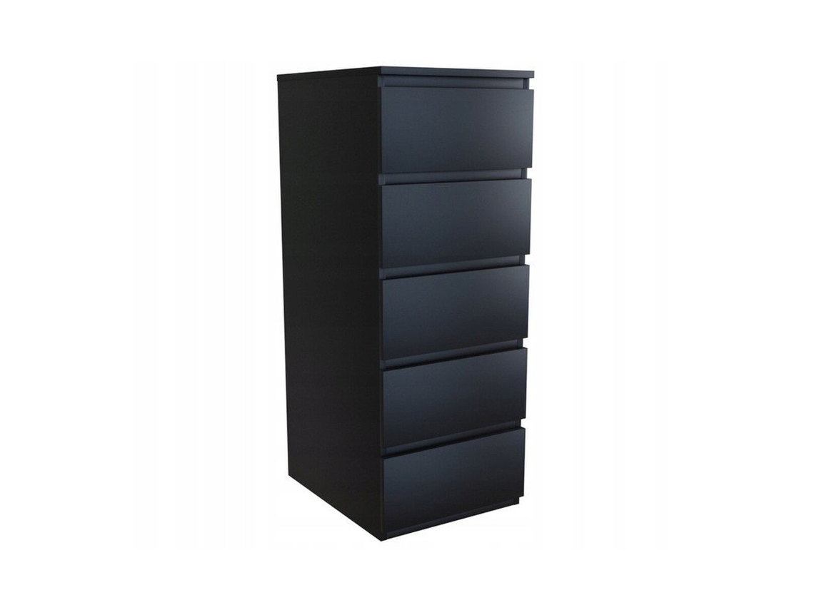 Cajonera TOP E SHOP W5 CZERŃ Negro Monocromo PVC Laminado
