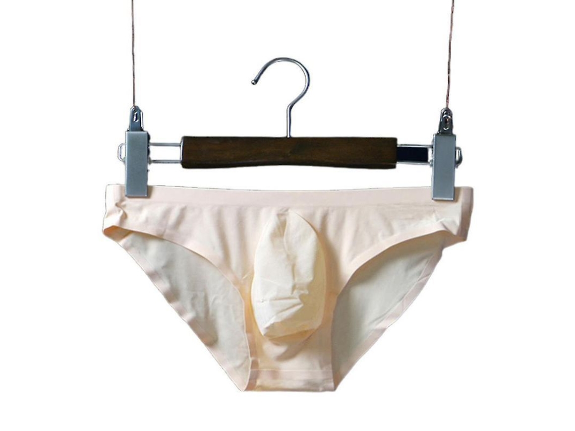 2026-calzoncillos Sin Costuras De Seda Fría Para Hombres Con Bolsa Protuberante Bajo La Cintura