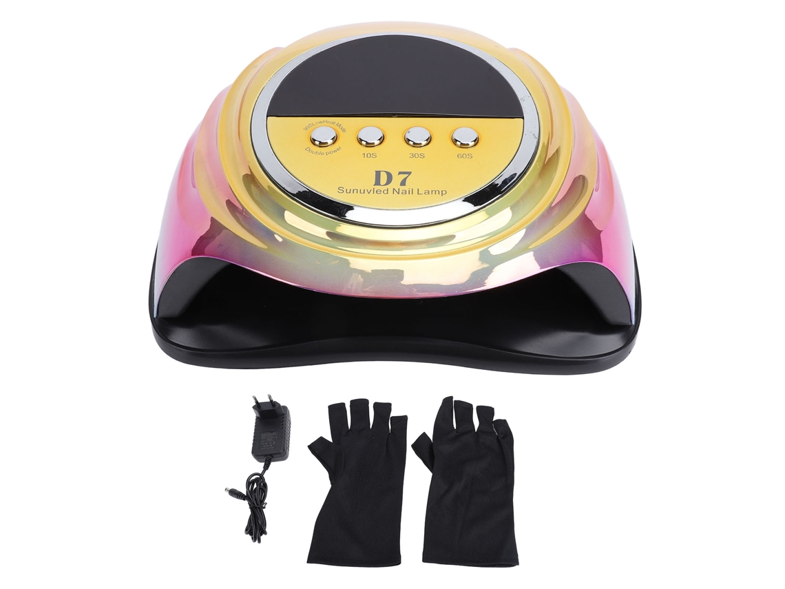 Lâmpada De Unhas Led Com Sensor Automático Secador De Esmalte De Alta Potência Plugue Eu