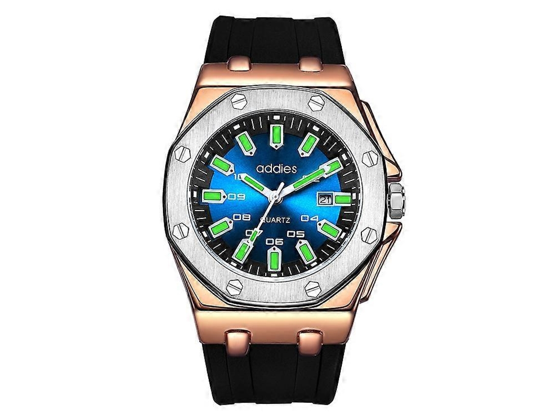 Reloj multifuncional luminoso Addies MY-052 Business con correa de silicona para hombre.