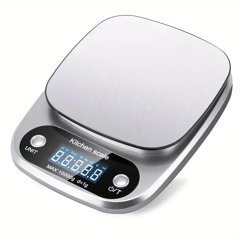 Báscula Electrónica Digital De Cocina Con Cuatro Unidades De Medida Para Hornear Y Cocinar (10 Kg/1 G) CHRUI