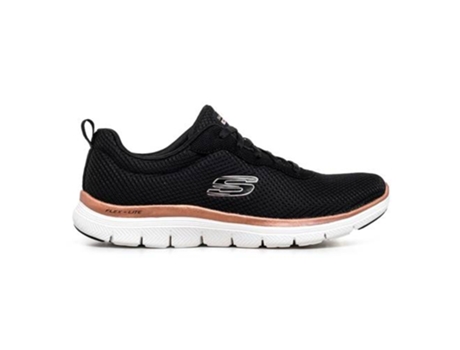 Zapatillas SKECHERS Flex Appeal 40 Mujer (38,5 eu - Negro)