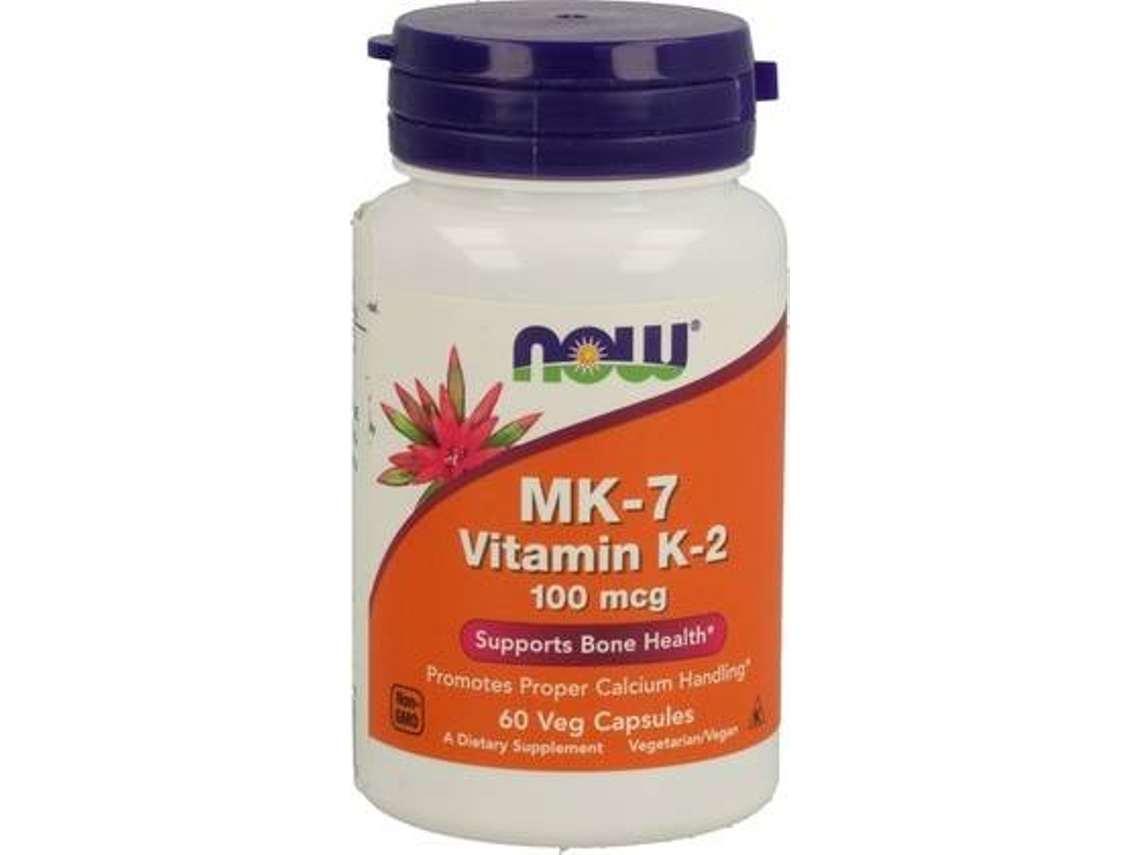 Now Vitamina K-2 MK-7 Suplemento