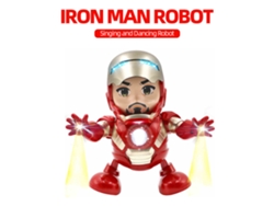 Ymsl Juguete Iron Man Bailarín Robot Electrónico Con Luz Led Cantante Marvel Avengers Regalo Para Niños Y Adultos Hxl