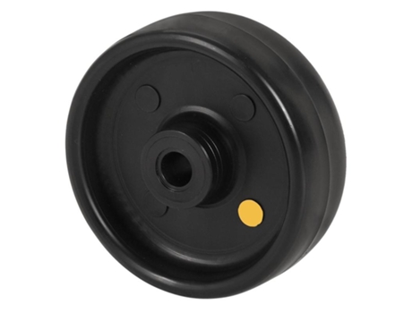 Rueda utc125-12-40 poliamix negro conductivo eje liso ALEX