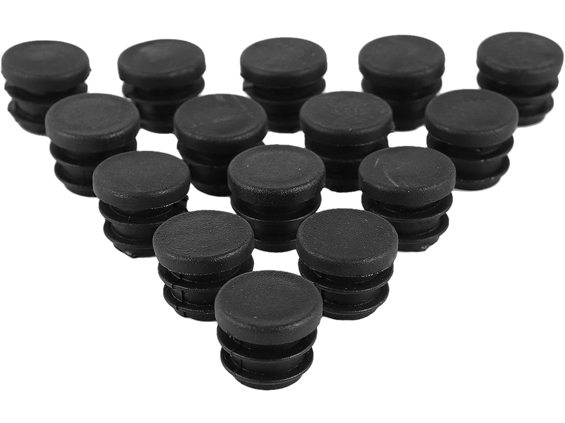 Patas 25 Tapones Muebles Redondos Plástico Mm Sin Rosca