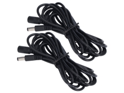 Cable De Extensión Para Luz Solar Led (2 Unidades), Conexión De Alimentación Dc12v 24v, 5,5x2,1mm
