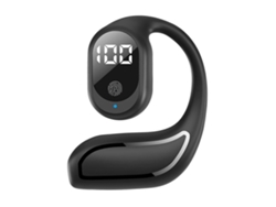 Auriculares inalámbricos ergonómicos con pantalla LED para un control fácil y una batería de larga duración para deportes. Blanco. Ly Ebike.