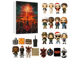 Caja sorpresa con calendario de cuenta regresiva de Strange Story, para Navidad, para colgar en el árbol de Navidad, acrílico.