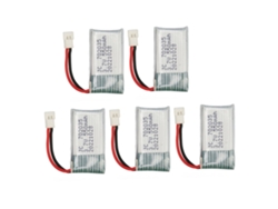 5 Baterías De 3,7 V Y 550 Mah Para Drones Hubsan X4 H107 H107l H107d Mjxrc F47 Dfd F180, Accesorios Para Uav Y Control Remoto.