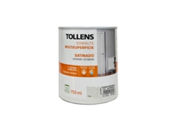 Esmalte multiusos al agua blanco antiguo satinado Tollens 750 ml