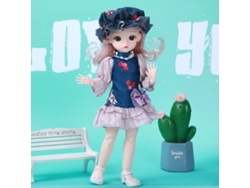 Bjww-boneca Fashion Articulada Bonita Presente De Aniversário Para Meninas 3+ Estilo D Tipo Comum 11.8in
