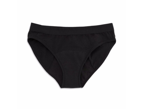 Braguita Menstrual Kiwitas Classic Sporty Negra #L 1U PLATANOMELÓN