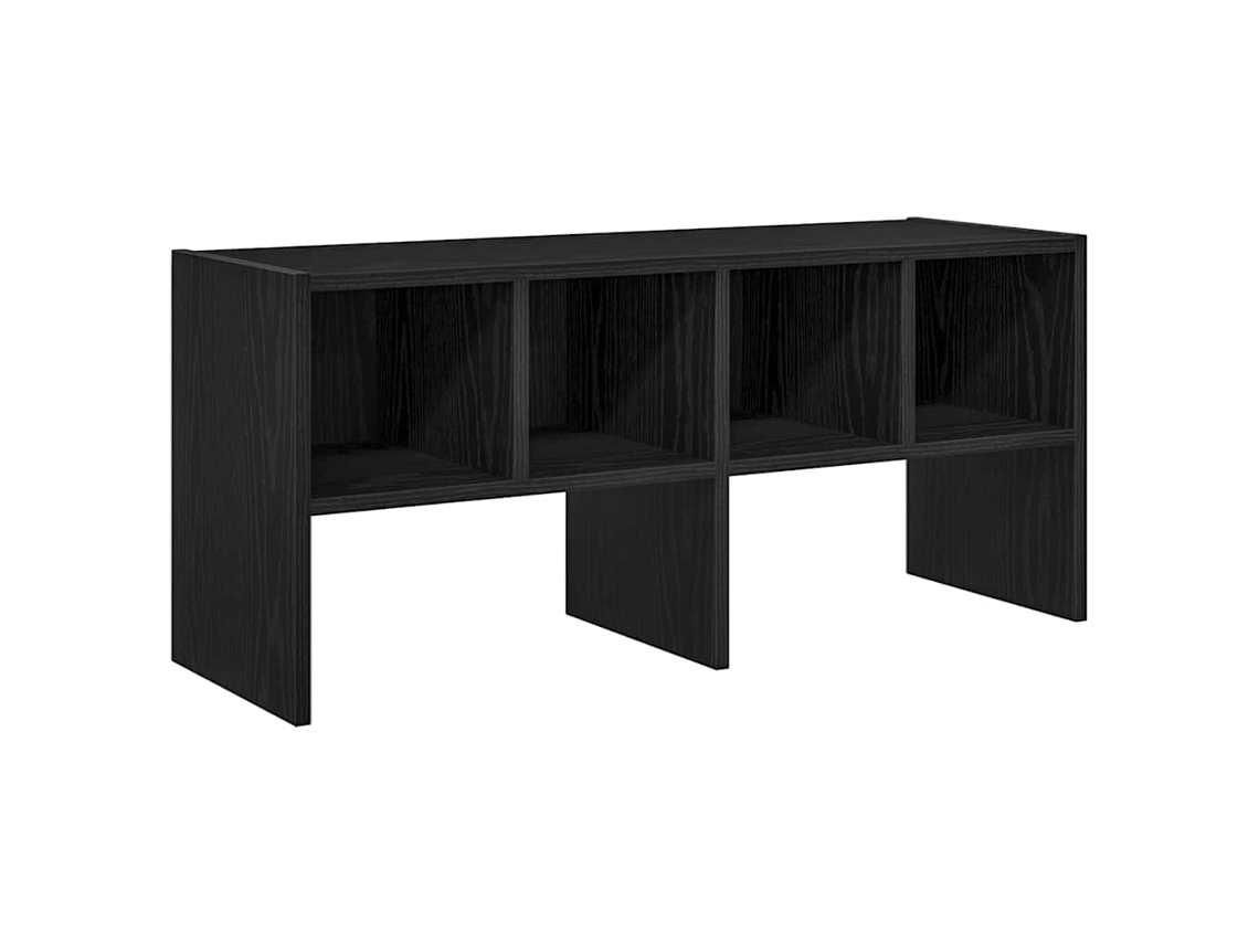 Maison Exclusive - Zapatero Apilable Roble Negro 89,5x30x40 Cm