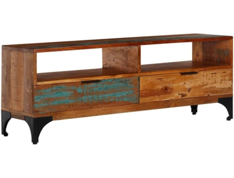 Mueble para la televisión VIDAXL Marrón Madera reciclada (118x35x45 cm )