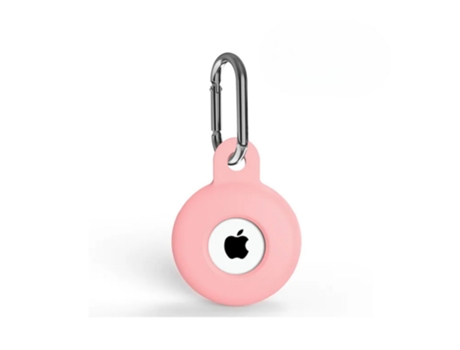 JAYM Anillo protector con mosquetón para AirTag Rosa