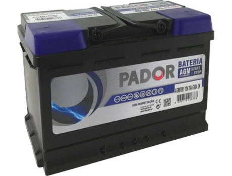 Baterías de Coche PADOR AGM (70 A -12 V -70 Ah)