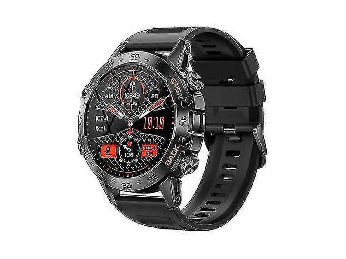 Reloj inteligente K52 con pantalla IPS de 1,39 pulgadas, llamadas Bluetooth, monitor de frecuencia cardíaca y esfera personalizada. Reloj deportivo Ly Ebike.