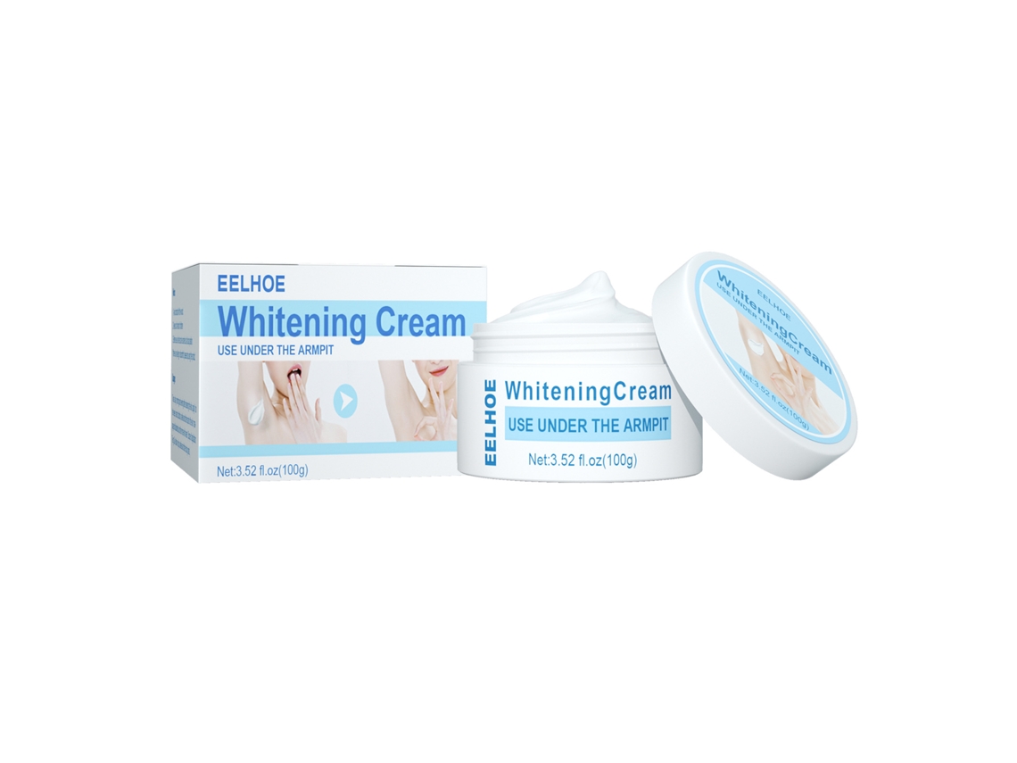 Creme Clareador Corporal Eelhoe 100g, Refrescante E Não Pegajoso, Ilumina Pele, Clareia Áreas Escuras