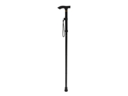 Bastón plegable de aluminio Anub, ajustable, antideslizante, ligero, para montañismo y senderismo.