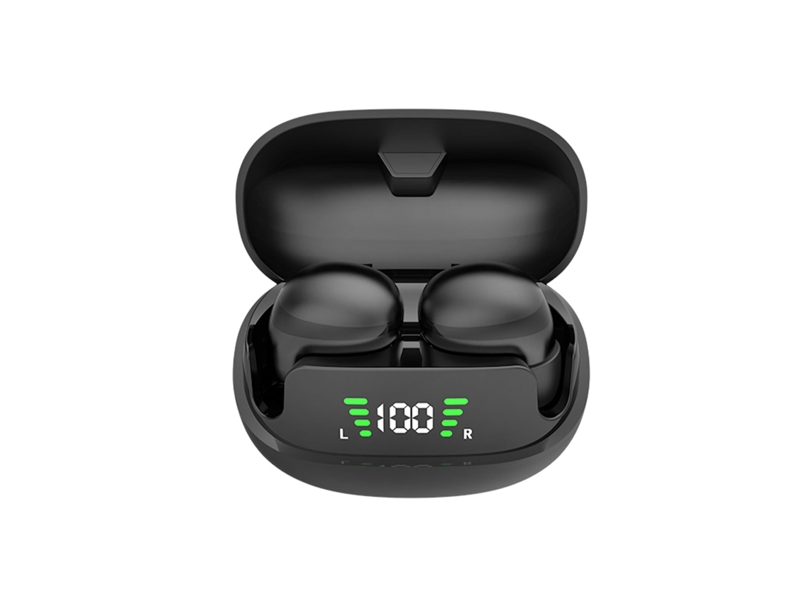 YEMAESRE Auriculares Inalámbricos Bluetooth con Cancelación de Ruido Negros