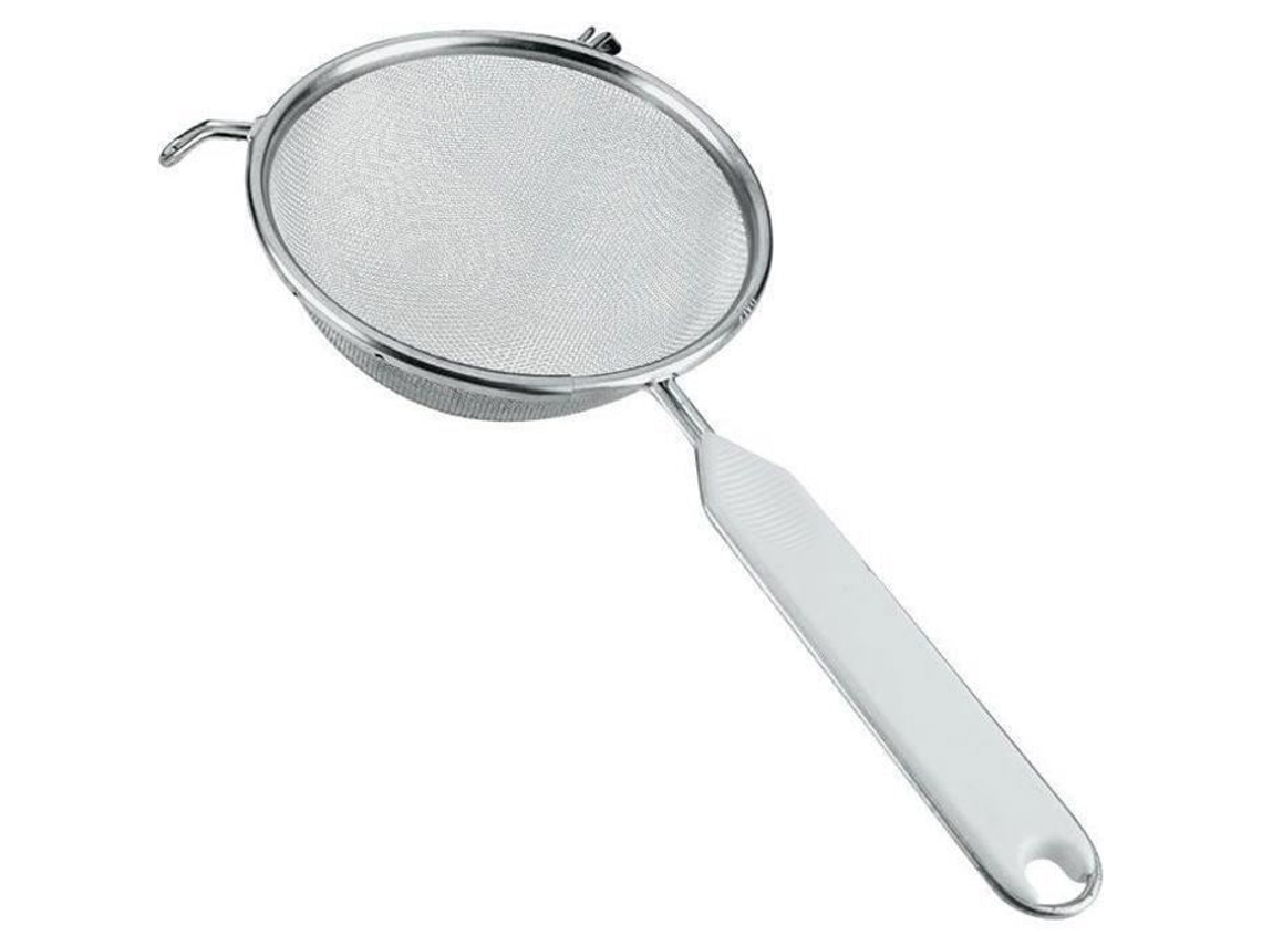 Tamiz Metaltex con Mango D 14 cm Aluminio Plástico Blanco