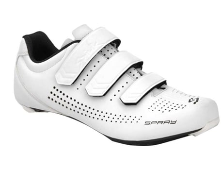 Zapatillas para Unisex SPIUK SPORTLINE zapatilla pray road Blanco de Ciclismo (S)