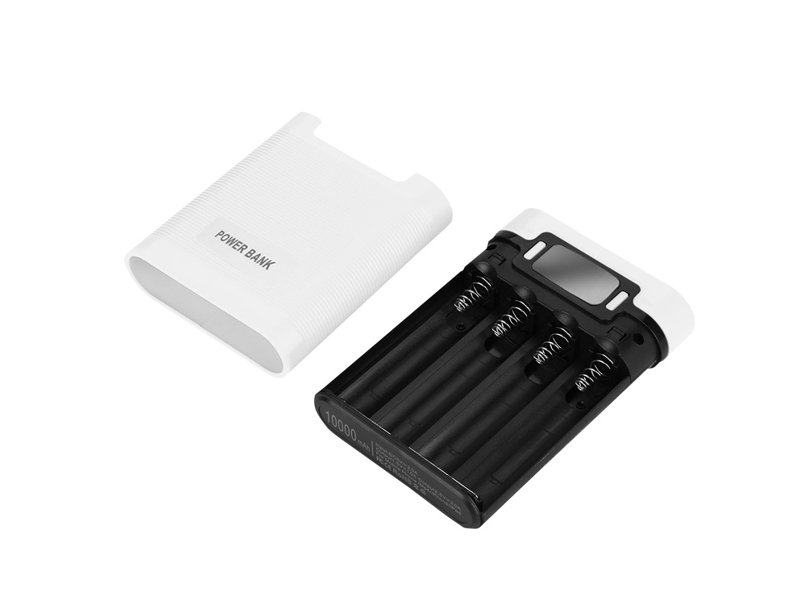 Kit de batería externa EOOCOO con pantalla digital y capacidad de 12000 mAh.