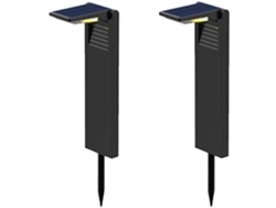 Iluminación Decorativa LUMI JARDIN (Negro - Plástico - 16x9x41 cm)