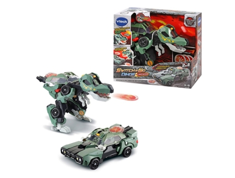 Muñeco VTECH Switch & Go Dinos Sport El T-Rex Coche Deportivo (Edad Mínima Recomendada: 3 años)