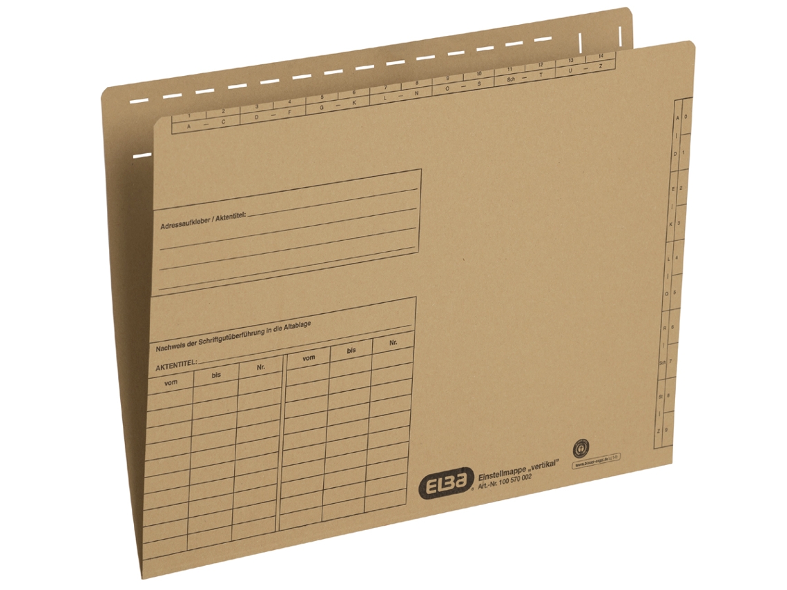 Carpeta de Configuración ELBA con Impresión Organizacional Cartón Refrigerante