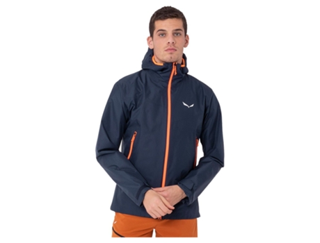Casacos SALEWA Jaqueta Puez Powertex 2l Azul L Homem