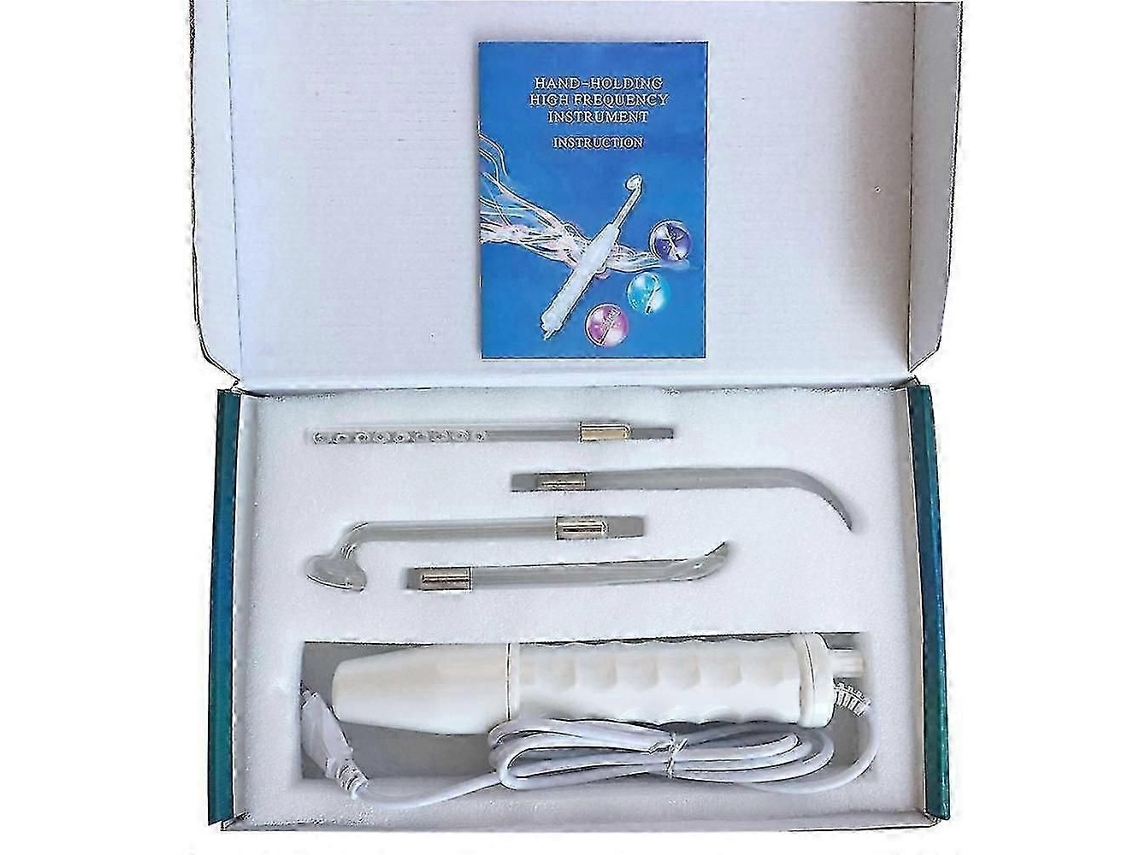 Dispositivo facial portátil profesional de alta frecuencia GOKOCO, varita de neón y dispositivo de fototerapia para reafirmar el rostro.
