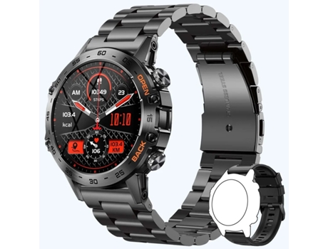 Smartwatch 400mAh impermeable 1,39 Bluetooth llamada Smart Watch hombres deportes monitor de oxígeno para Android VEANXIN