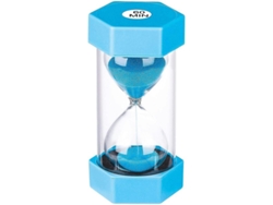 Reloj De Arena De 60 Minutos: Arena Azul, Plástico Y Vidrio, Gestión Del Tiempo Para El Aula Y El Hogar.