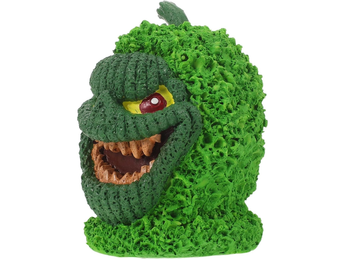 Decoración, Estatua De Calabaza Monstruosa De Resina Verde Para Decoración Gótica De Halloween, Figura De Calabaza De Jack-o'-lantern Sp