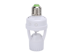 Tomada De Luz Com Sensor De Movimento E27 Parafuso Led Econômico Ativado Por Movimento Para Casa 60w