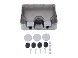 2026-enchufe De Pared Exterior Impermeable Ip66 2 Tomacorrientes Carga Resistente A Agua 15a